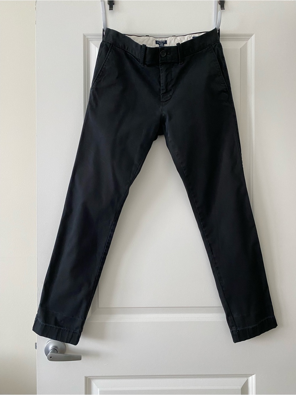 J crew Men's Black flex slim Chino Pants Sz 29